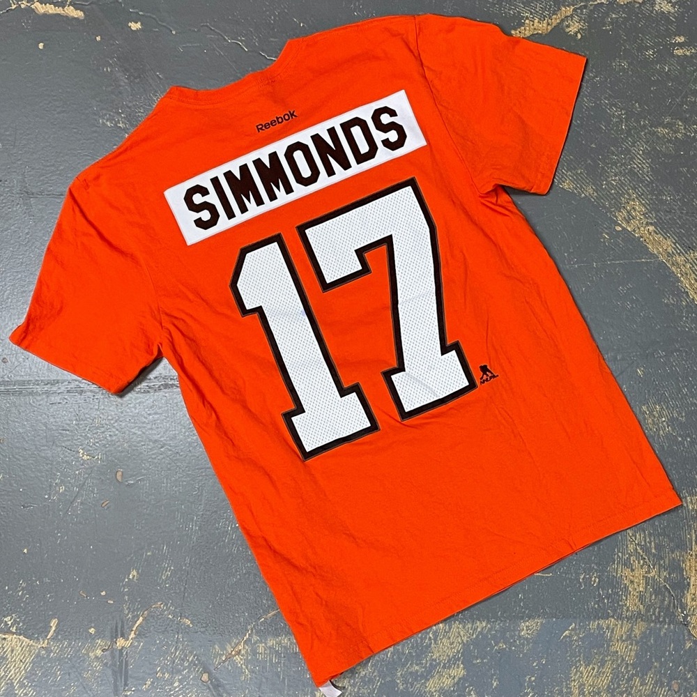Majestic Wayne Simmonds Philadelphia Flyers Jersey Shirt Medium NFL Hockey - Picture 2 of 9